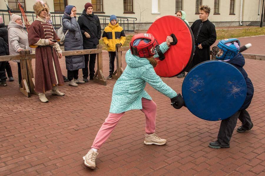 Workshops on the military arts of bygone centuries are now underway
