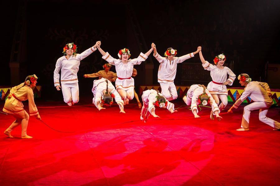 With every second, the group jumps grow more complex
