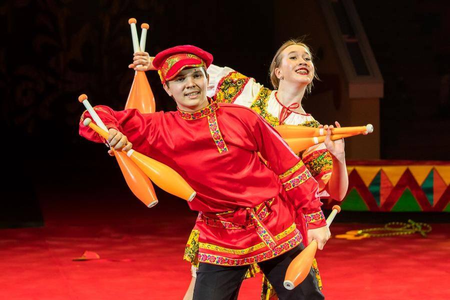 The cheerful dance lets the duo showcase their acting skills