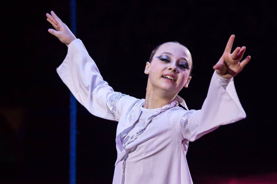 The gala concert reaches its climax: Anastasia Tishchenko takes the arena