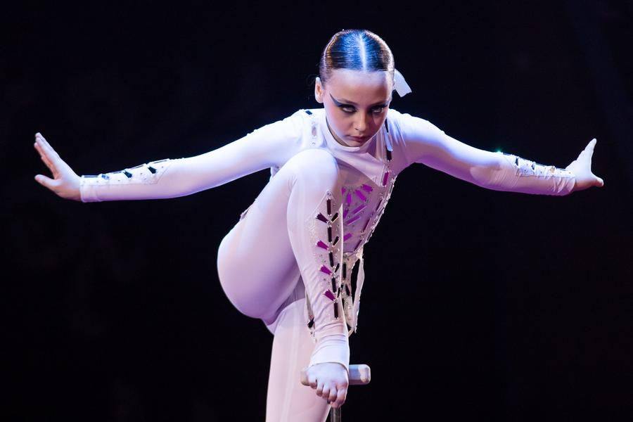 Her act, “Polyanitsa,” references the image of a female warrior from Russian epics