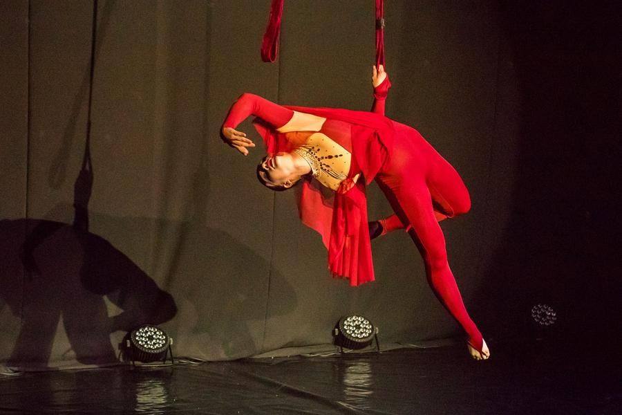 She faced an incredibly challenging task: to convey the plot and emotions through the language of aerial gymnastics