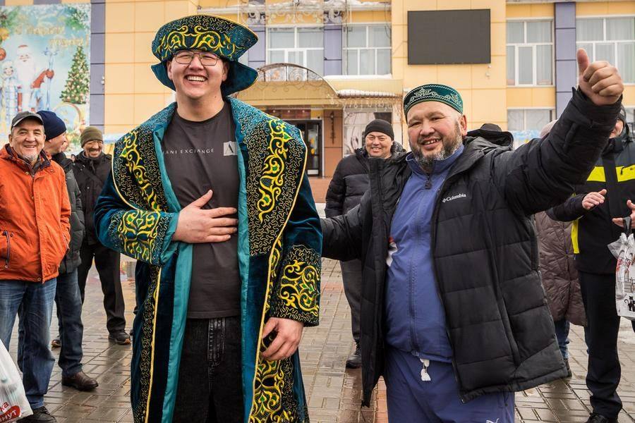 Along with his new title comes a prize: a beautiful national costume